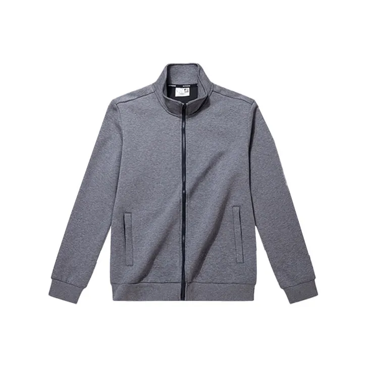 QIAODAN Jackets Men Dark Heather Gray-0