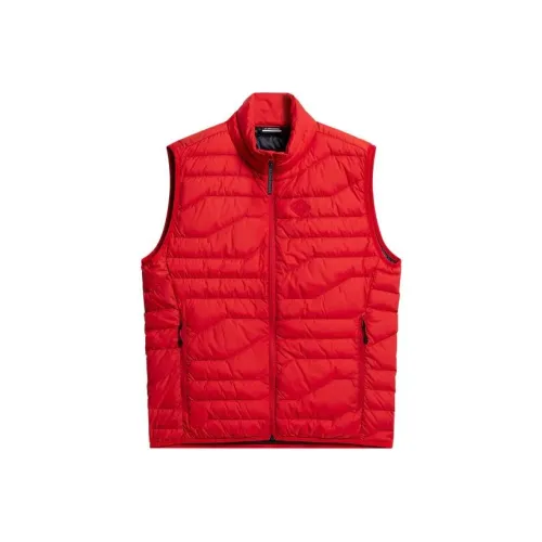 J.Lindeberg Cliff Light Down Vest Men's Red