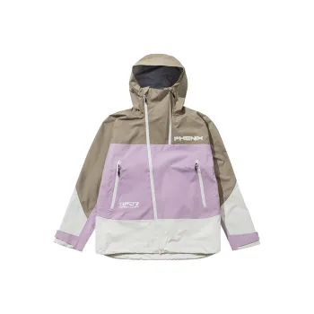 Phenix SKI Windbreaker Jacket Unisex Khaki Pink