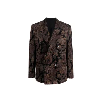 ETRO Floral Printed Double Breasted Blazer