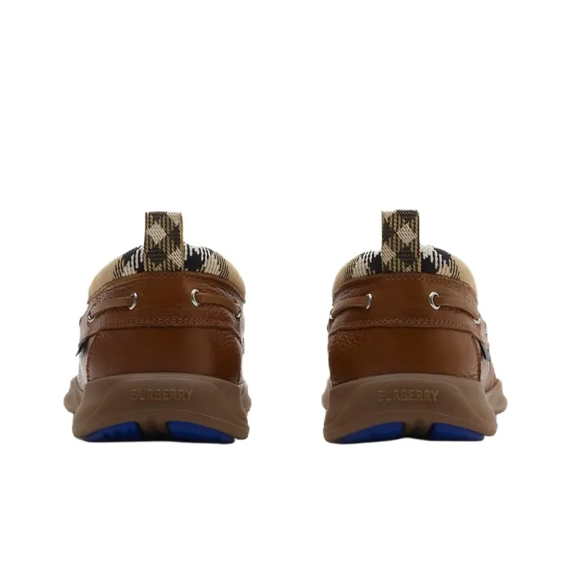 Burberry Decker Casual Shoes Men's Brown-4