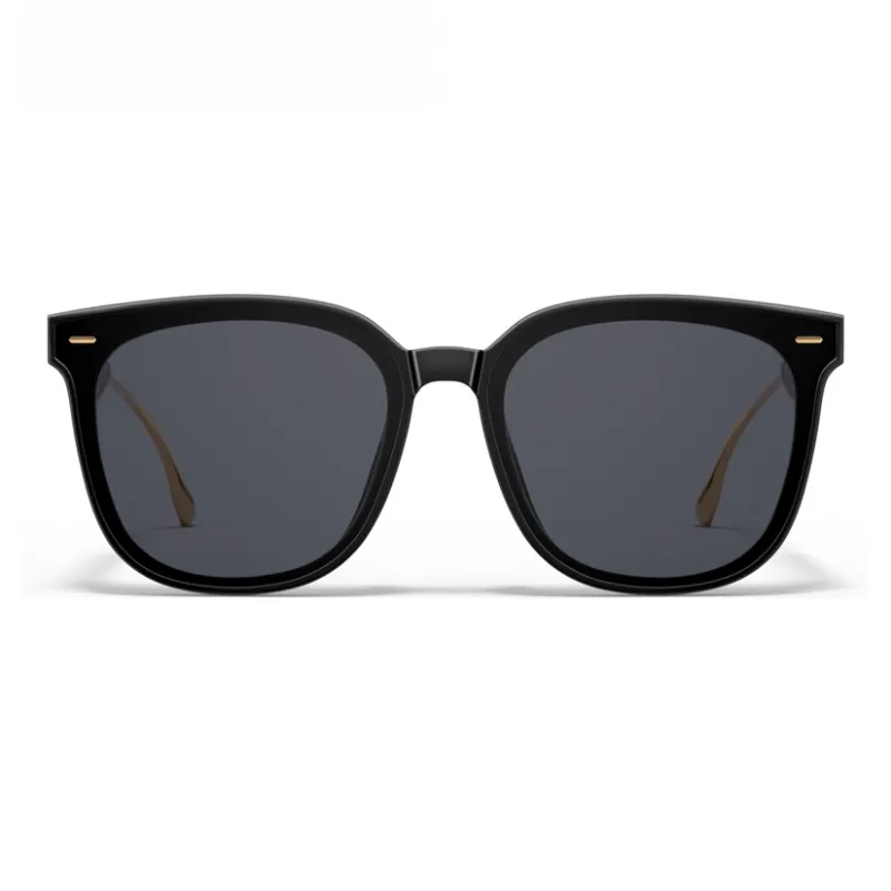 PARZIN Square Sunglasses Unisex Black-14