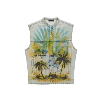 Ed Hardy FW24 Vest Men's Indigo