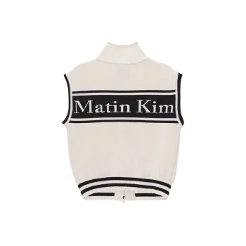 MATIN KIM SS23 Vest Unisex White