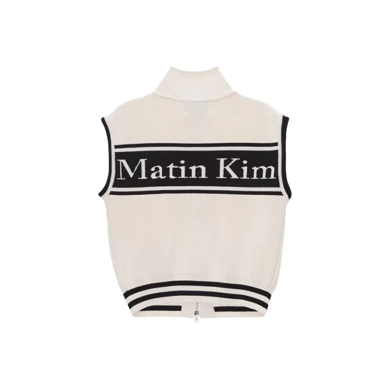 MATIN KIM SS23 Vest Unisex White-0