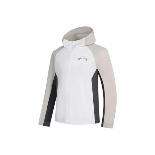 QIAODAN Jackets Coats Men's Jordan White/Egret Feather Gray