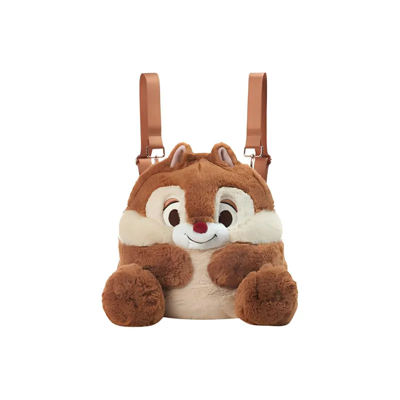Disney Plush Shoulder Bag, Crossbody Bag, Backpack Regular Women's Brown-0