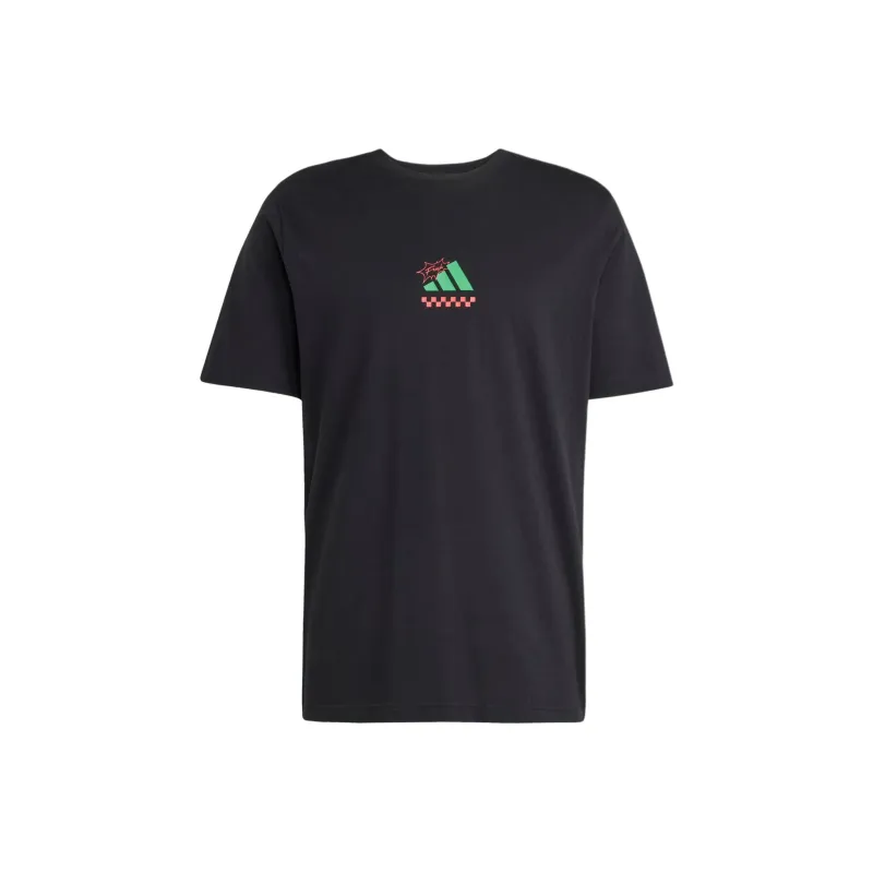 Adidas Free Shipping With AdiClub Lounge Pizza Graphic Tee-0