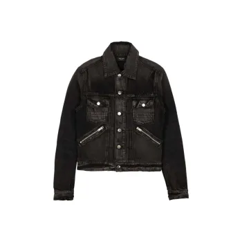 AMIRI Chemist Trucker Jacket Aged Denim Jackets ''
