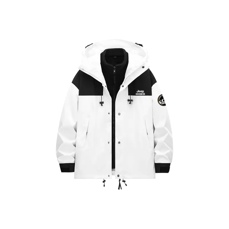 Jeep Waterproof And Windproof Jacket Trench Coat Asia Unisex-12