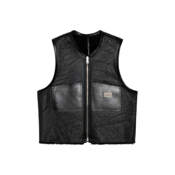 Stussy X Our Legacy Work Shop Reversible Shearling Vest
