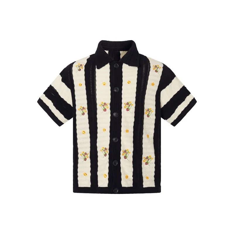 ROCAWEAR Knitwear Unisex Black White Stripes-0