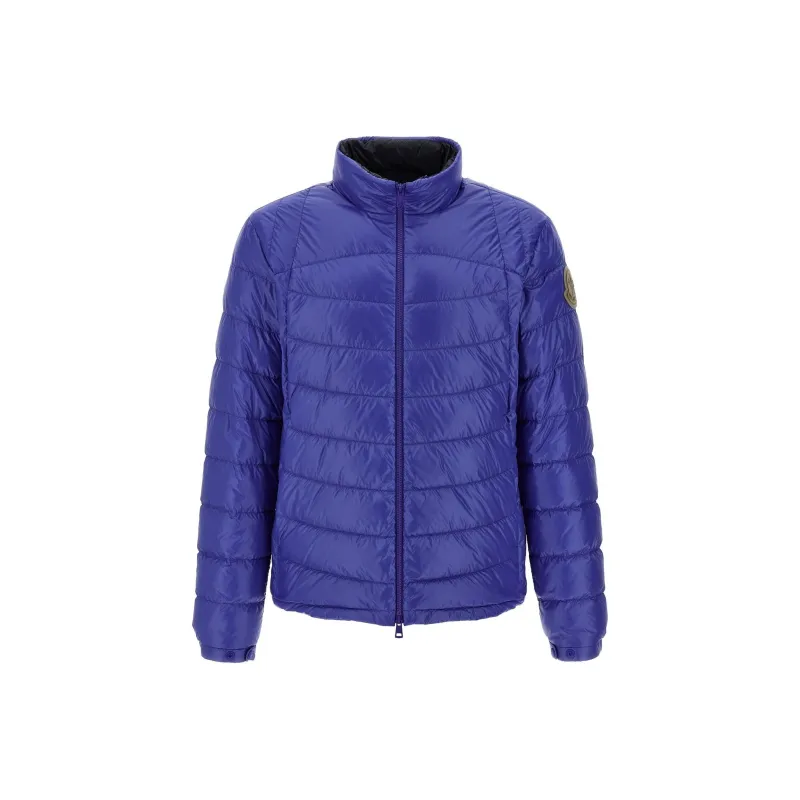 Moncler Galeso Logo Patch Zip Up Jacket-0