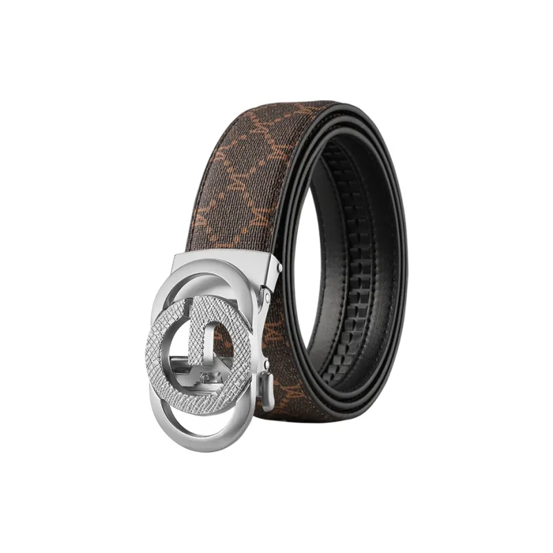 15 MINS Cow Split Leather Belts Men's Width 3.5cm-8