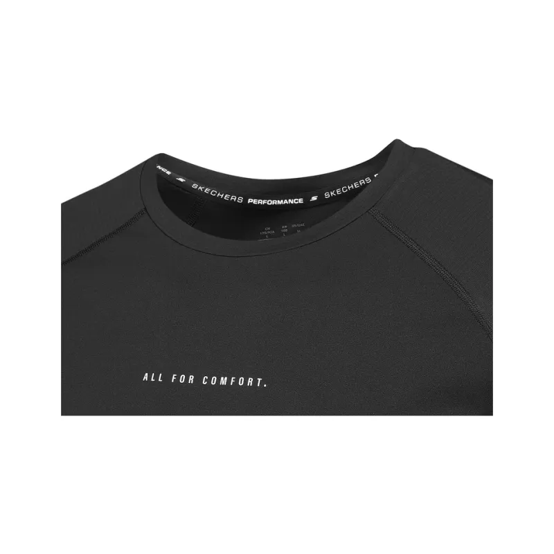 Skechers T Shirt Men's Carbon Black/0018-3