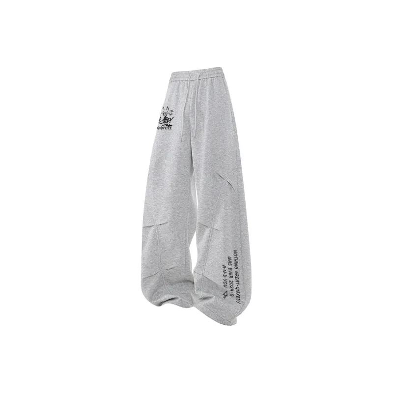 Qnxeey Knitted Sweatpants Unisex-6