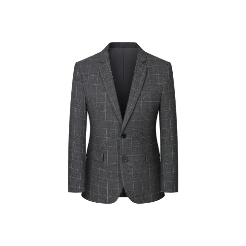JOHNHOLLIS Business Suit Men's Gray