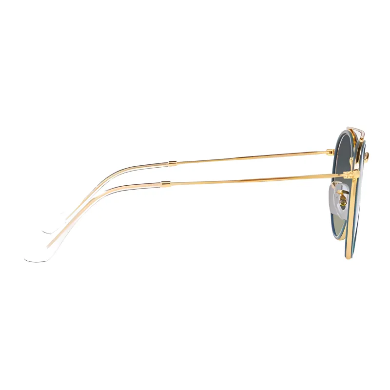 RayBan Metal Round Sunglasses Unisex Gold-2