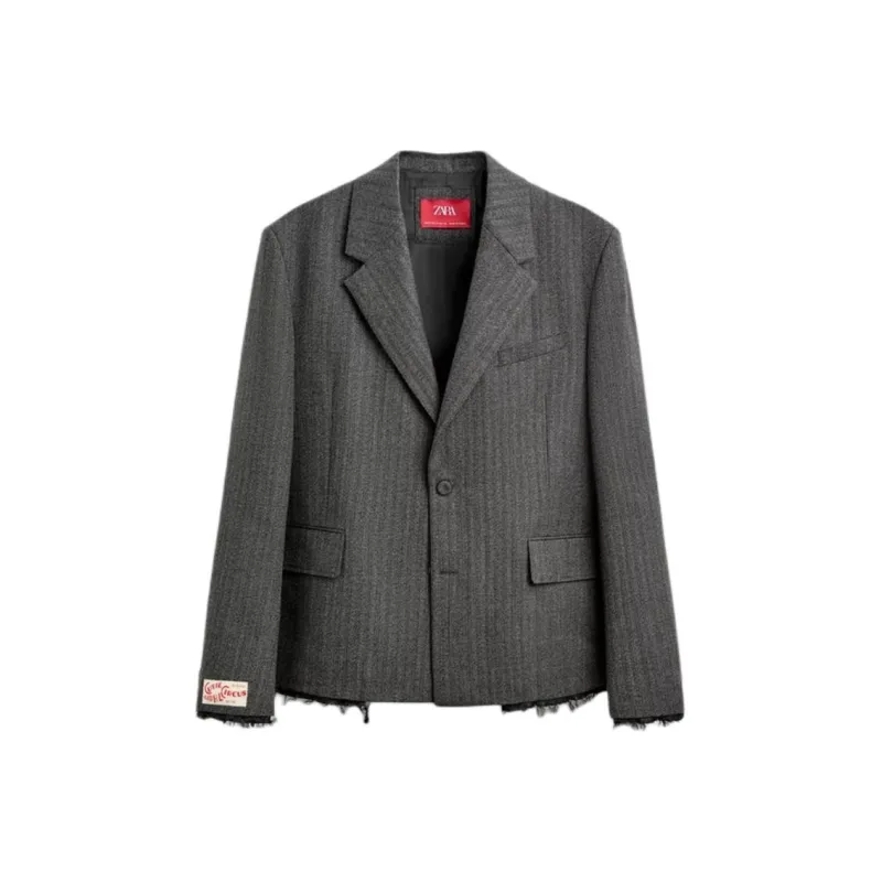 ZARA Harry Lambert Co brand Business Suits Unisex Dark Gray-0