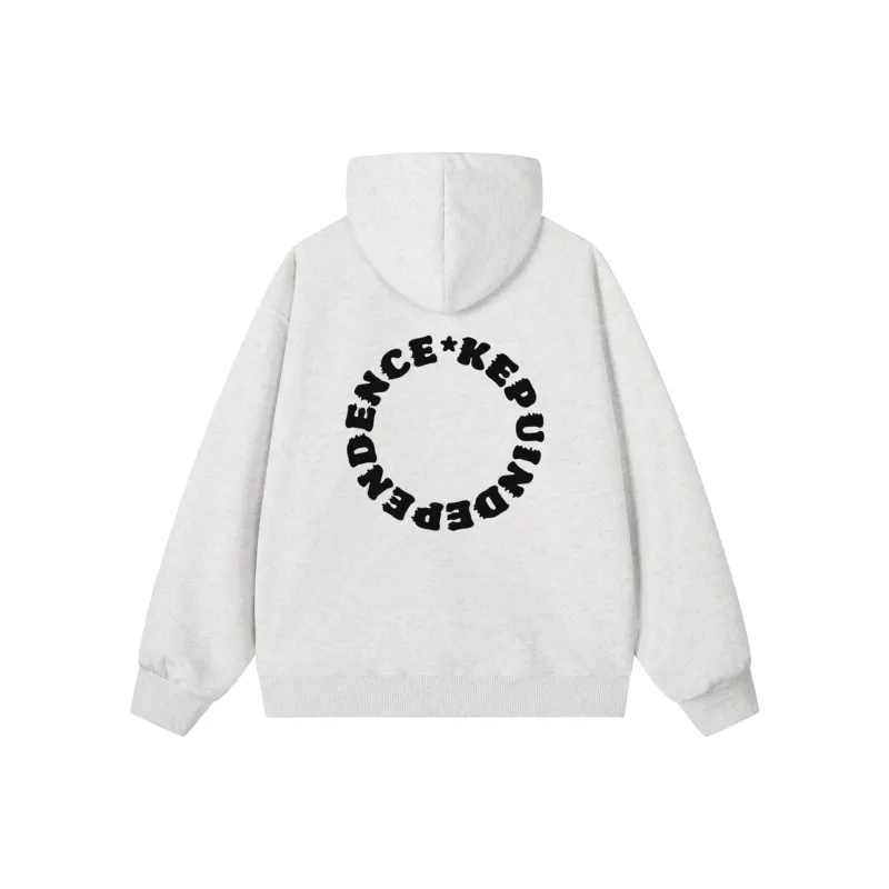 Kepu Sweatshirt Unisex Black Print Neon Green-7