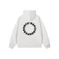 White Heather Gray with Black Print