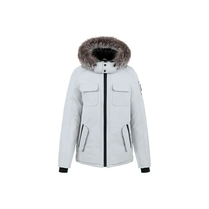 Moose Knuckles Down Jacket Men's Gray-0
