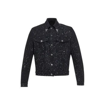 MCM Denim Jackets Men Black