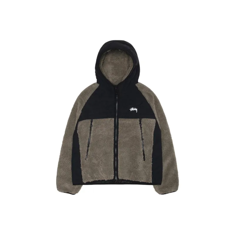 Stüssy Shearling Panelled Jacket-14