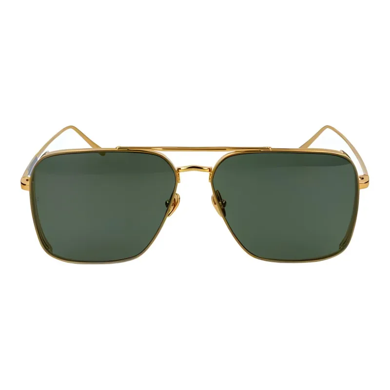 Linda Farrow Aviator Frame Sunglasses-0