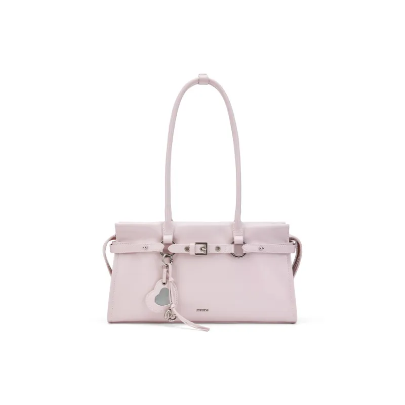 MCMIKO Cow Leather, Synthetic Leather Shoulder Bag Regular Women's Cherry Blossom Pink-0