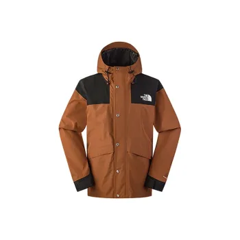THE NORTH FACE 1986 Series Hiking Water Resistant Windproof Breathable Quick Dry Windbreaker Jacket Unisex Brown