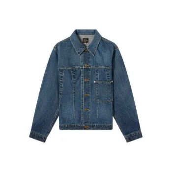 Needles Jackets Coats Men's Blue