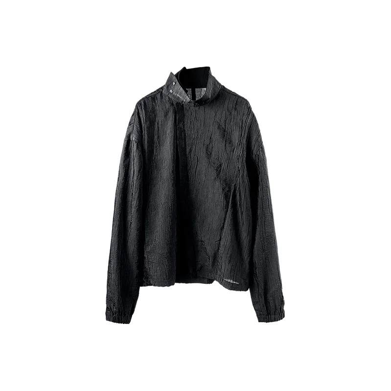 HUANXIANGZHE Jackets Coats Unisex Black-0