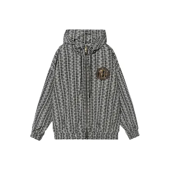 TCH Jackets Unisex Black White Plaid
