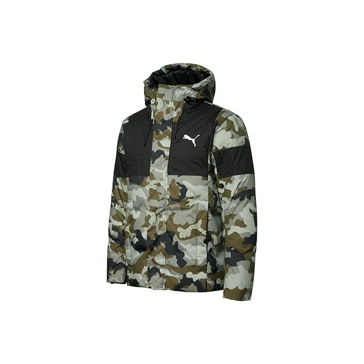PUMA Down Jacket Men's Dark Olive-0