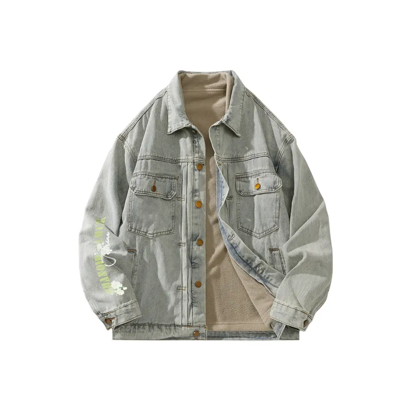 HUANQIU Denim Jackets Unisex-23