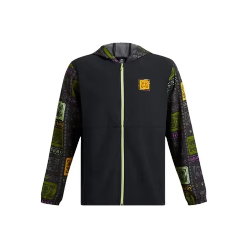Under Armour Woven Collection Jackets & Coats Men's Black