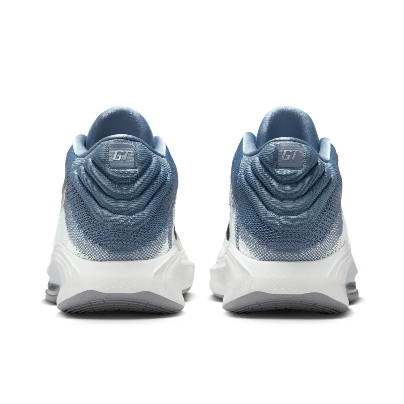 Nike G.T. Hustle 3 Cushioning Slip Resistant Mid Top Basketball Shoes Men's Gray Blue-4