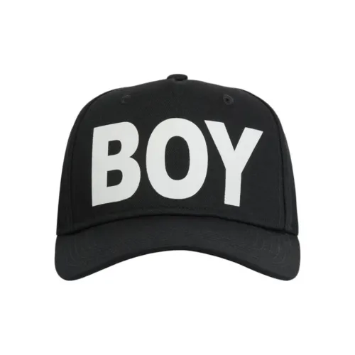 Boy London 100% Cotton Baseball Caps Unisex Black