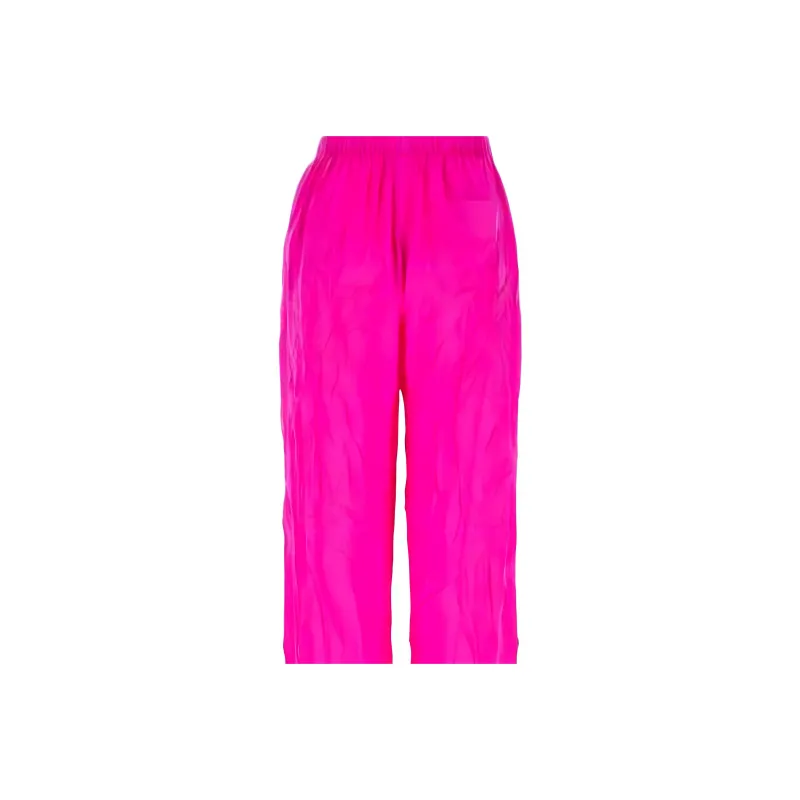 Balenciaga Logo Patch Ruched Trousers-2