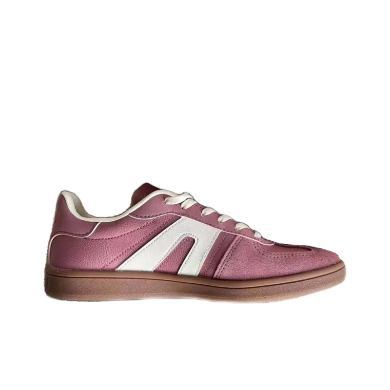 Anta Life Collection Cloud Mountain Anti Slip Wear Resistant Low Top Skateboard Shoes Women's Pink Gray-1