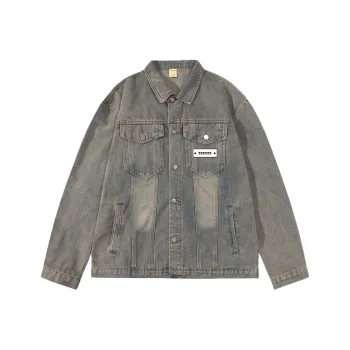 EOOVEN Denim Jackets Unisex