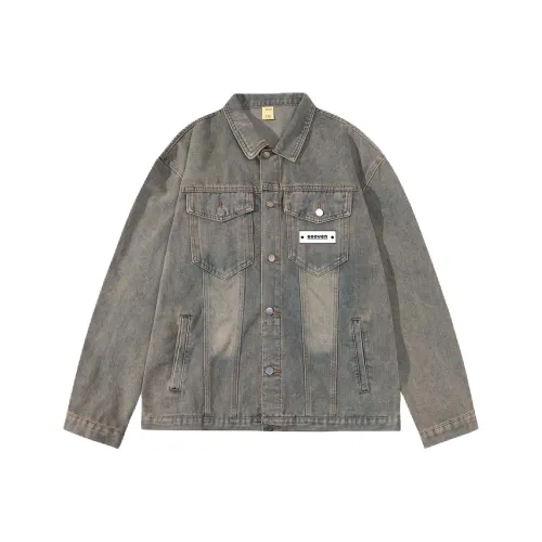 EOOVEN Denim Jackets Unisex