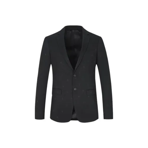 DEGAIA 블랙 남성 비즈니스 정장