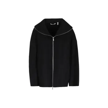 Helmut Lang Long Sleeevd Zipped Cocoon Jacket
