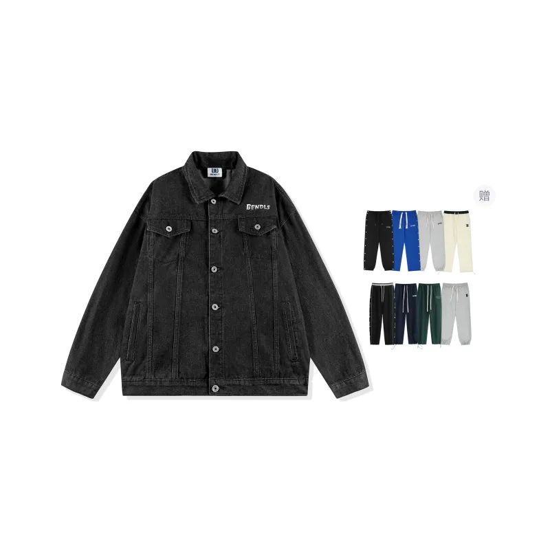 BENDL'S Denim Jacket, Spring And Fall Unisex-15