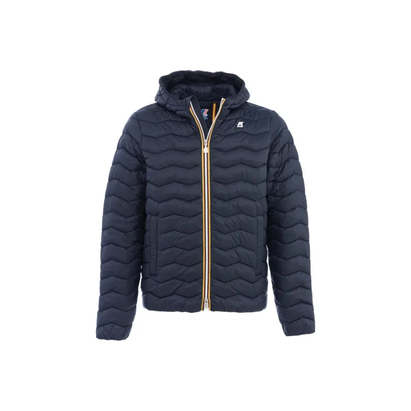 K WAY Logo patch Hooded Padded Jacket-0