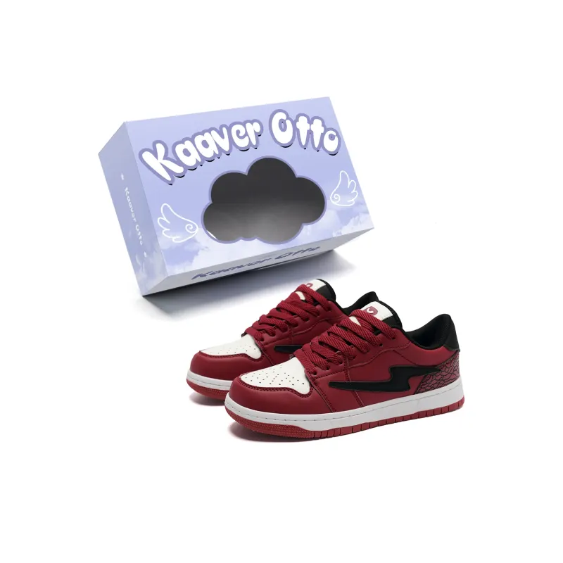 KAAVER OTTO Cushioning Abrasion Resistant Balance Breathable Low Top Skateboard Shoes Unisex-18