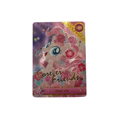 KAYOU My Little Pony, Rainbow Bag Fourth Edition USR Card, Pinkie Pie CH04 USR 002L4 IP/Anime Cards 1 Pc