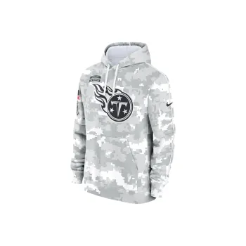 Nike Tennessee Titans Salute To Service Primary Edge Club Men's Nike Nfl Pullover Hoodie